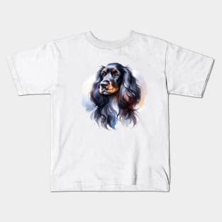 Spaniel Watercolor Painting - Beautiful Dog Kids T-Shirt